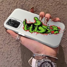 HONTINGA Xiaomi Redmi Note 10S ile Uyumlu Kılıfı Silikon Kenar Sert Arka Düşüme Önleyici Basitlik Anti Düşme Kamera Korumali Sanat Desen Telefon Kılıf Kadın ve Erkek Için Uygundur K1-0635