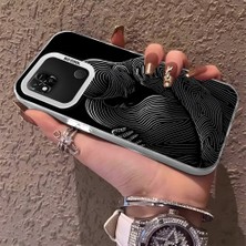 HONTINGA Xiaomi Redmi 9c ile Uyumlu Kılıfı Silikon Kenar Sert Arka Düşüme Önleyici Basitlik Anti Düşme Kamera Korumali Çift Desen Telefon Kılıf Kadın ve Erkek Için Uygundur K1-0633