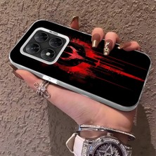 HONTINGA Poco X7 ile Uyumlu Kılıfı Silikon Kenar Sert Arka Düşüme Önleyici Basitlik Anti Düşme Kamera Korumali Dilek Desen Telefon Kılıf Kadın ve Erkek Için Uygundur K1-0634