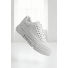 Zerenyus ZR-J-X20 Günlük Rahat Kalın Taban Beyaz Erkek Sneaker
