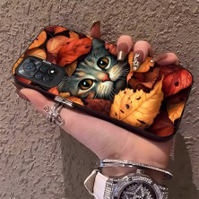 HONTINGA Xiaomi Redmi Note 11 Pro ile Uyumlu Kılıfı Silikon Kenar Sert Arka Düşüme Önleyici Basitlik Anti Düşme Kamera Korumali Şirin Kedi Desen Telefon Kılıf Kadın ve Erkek Için Uygundur K1-0631