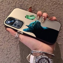 HONTINGA Xiaomi Mi 12T Pro ile Uyumlu Kılıfı Silikon Kenar Sert Arka Düşüme Önleyici Basitlik Anti Düşme Kamera Korumali Kedi Desen Telefon Kılıf Kadın ve Erkek Için Uygundur K1-0632