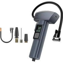 Yollayenilensin Taşınabilir Kablosuz Araba Lastik Şişirme Kompresörü 150 Psı Dijital Ekranlı Abs Hava Pompası LED Işık, Lastik Basınç Monitörü, Cam Kırıcı & Kesici