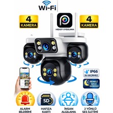 Blackbird Game Center Esvısıon ES-5804 4K Ultra Hd 4 Kameralı Wifi Akıllı Güvenlik Kamera