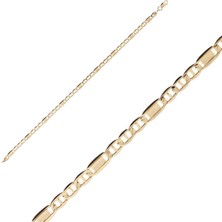 Hakan Mücevherat Spor Model 14 Ayar Altın Bileklik 4Mm