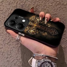 HONTINGA Xiaomi Redmi Note 13 Pro 4g ile Uyumlu Kılıfı Silikon Kenar Sert Arka Düşüme Önleyici Basitlik Anti Düşme Kamera Korumali Dilek Desen Telefon Kılıf Kadın ve Erkek Için Uygundur K1-0634