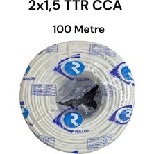 Ruller 2x1.5 Ttr Cca Tam Kesit Kablo 100 Metre