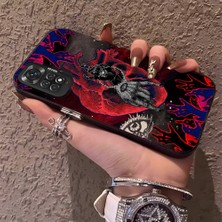 HONTINGA Xiaomi Redmi Note 11 ile Uyumlu Kılıfı Silikon Kenar Sert Arka Düşüme Önleyici Basitlik Anti Düşme Kamera Korumali Sanat Desen Telefon Kılıf Kadın ve Erkek Için Uygundur K1-0635