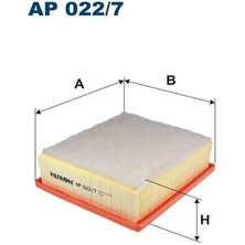 Filtron Fıltron AP022.7 Hava Filtresi Fıat 500 x 14> Jeep Compass 16> Renegade 14> 1.4-1.6-1.6d Mtj - 2.0 Dmtj 51977574