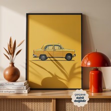 Persona Istanbul Artificial Collection "bombay Nostalgia" - Ikonik Sarı Taksi Posteri (Çerçevesiz)