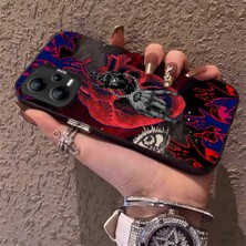 HONTINGA Poco X5 5g ile Uyumlu Kılıfı Silikon Kenar Sert Arka Düşüme Önleyici Basitlik Anti Düşme Kamera Korumali Sanat Desen Telefon Kılıf Kadın ve Erkek Için Uygundur K1-0635