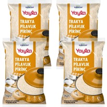 Yayla Trakya Pilavlık Pirinç 5 kg X4