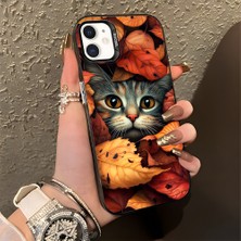 HONTINGA iPhone 11 ile Uyumlu Kılıfı Silikon Kenar Sert Arka Düşüme Önleyici Basitlik Anti Düşme Kamera Korumali Şirin Kedi Desen Telefon Kılıf Kadın ve Erkek Için Uygundur K1-0631