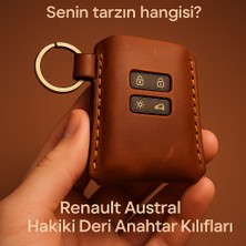 Minimalim Leather Craft Renault Deri Anahtar Kılıfı | El Yapımı Hakiki Deri Anahtar Kılıfı | Kişiselleştirilebilir Isim/plaka***