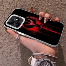 HONTINGA Realme C53 ile Uyumlu Kılıfı Silikon Kenar Sert Arka Düşüme Önleyici Basitlik Anti Düşme Kamera Korumali Dilek Desen Telefon Kılıf Kadın ve Erkek Için Uygundur K1-0634