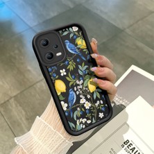 HONTINGA Poco X5 5g ile Uyumlu Kılıfı Düşüme Önleyici Basitlik Anti Düşme Kamera Korumali Kuş Desen Yumuşak Silikon Telefon Kılıfı Kadın ve Erkek Için Uygundur K2-0184