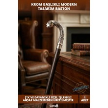 Letsii Figürlü Krom Baston 100 cm Şık ve Dayanıklı Tasarım