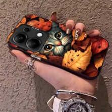 HONTINGA Xiaomi Redmi Note 14S ile Uyumlu Kılıfı Silikon Kenar Sert Arka Düşüme Önleyici Basitlik Anti Düşme Kamera Korumali Şirin Kedi Desen Telefon Kılıf Kadın ve Erkek Için Uygundur K1-0631