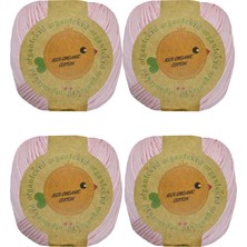 Organickid Organik Pamuk El Örgü Ipi 200 Lilac (Lila) 4'lü Paket