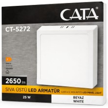 Cata 25 W Sıva Üstü  LED Armatür Beyaz