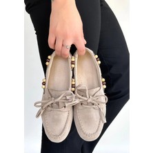 Mesga Butik Elora Vizon Süet Babet