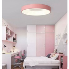 Normadia Renkli 30CM Çocuk ve Yatak Odası Çember LED Tavan Lambası, Modern Aydınlatma