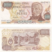 Lidya Koleksiyon Arjantin 1000 Pesos - 1976 - Çil