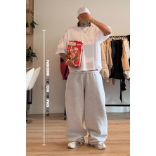 Vladivosto Mevsimlik Ekstra Bol Kalıp Iki Iplik Oversize Baggy Büyük Beden Eşofman Altı