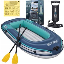 Bestway Trek X2 Şişme Bot – Balıkçılık Için Uygun | 2 Kişilik | 232 x 118 cm