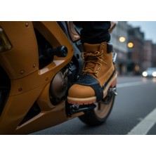 MTNdizlik Shiftarmor Motosiklet Ayakkabı Koruyucu ,vites Ayakkabı Koruyucu,motorcycle Shoe Protector,motosiklet Deri Aksesuar %100 Doğal Deri
