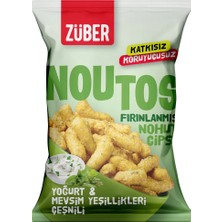 Noutos Fırın Nohut Cipsi 55 gr Yoğurt ve Mevsim Yeşillikleri Cnk