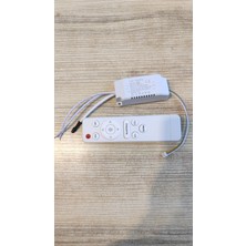 Ece Store 3 Renkli LED Avize Trafosu ve Kumandası 40-60 Watt LED Avize Tamir Seti (Ölçüye Göre Alınız)