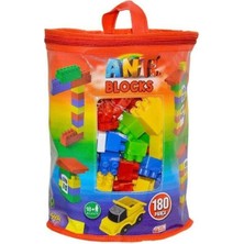 Kiddico Toys Ant Block 180 Parça Çantalı Blocks