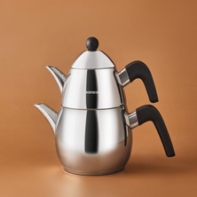 Karaca Tokyo Midi PowerSteel Pro 316+ Çelik İndüksiyon Tabanlı Çaydanlık Takımı