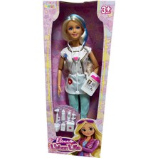 Vardem 30 cm 9 Parça Eklemli Doktor Bebek 8245