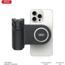 Xo Magsafe Uyumlu Manyetik Telefon Tutucu Bluetooth Deklanşörlü Fotoğraf ve Video Çekim Aparatı