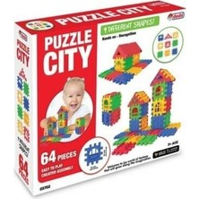 Kiddico Toys Puzzle City 64 Parça