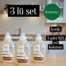 The Elite Home Bitkisel Sıvı Arap Sabunu  825 ml Kokusuz 3 Lü Set