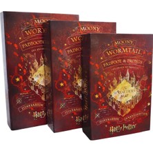 Tobacium Harry Potter Marauder’s Map (Marauder Haritası) Kitap Görünümlü 3'lü Hediye Kutusu
