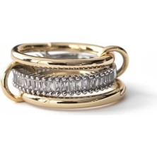 Diva Viva - Linear Baget Connect Yüzük (KOD-440)