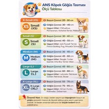 ANS Köpek Göğüs Tasması M Beden