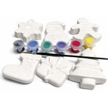 Ega Special Design Yılbaşı Boyama Seti (Taş,boya ve Fırça)