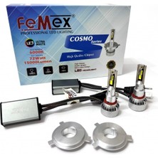 Femex Ford Focus 1 1998-2001 Kısa Uzun Far LED Cosmo Mini