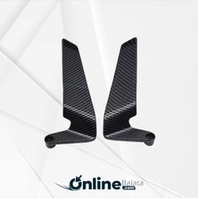 Honda Pcx 125 H2R Kanat Ayna Karbon Büyük Naked Model PCX091