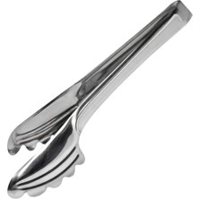 Özbir Paslanmaz Çelik Makarna ve Spagetti Servis Maşası Inci Model 22 cm 304 Kalite