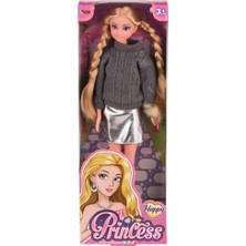 WG-115527 Kazaklı Örgü Saçlı Bebek 29 cm -Vardem Oyuncak Cnk