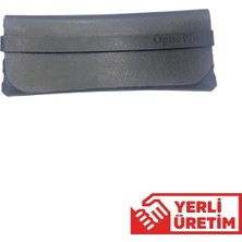 Optic Plus Sevgililer Günü / Doğum Günü / Günlük Özel Hediye Isim Yazılabilir A Kalite Deri Gözlük Kılıfı / Gözlük Kutusu Siyah