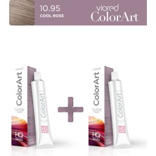 Viored ColorArt 2'li Tüp Boya 60 ml 10.95 Cool Rose