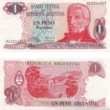 Lidya Koleksiyon Arjantin 1 Pesos - 1983 - Çil