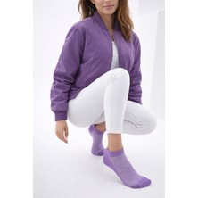 3 Çift Pamuklu Terletmez Kadın Soket Çorap,nefes Alabilen Yumuşak Patik Çorap